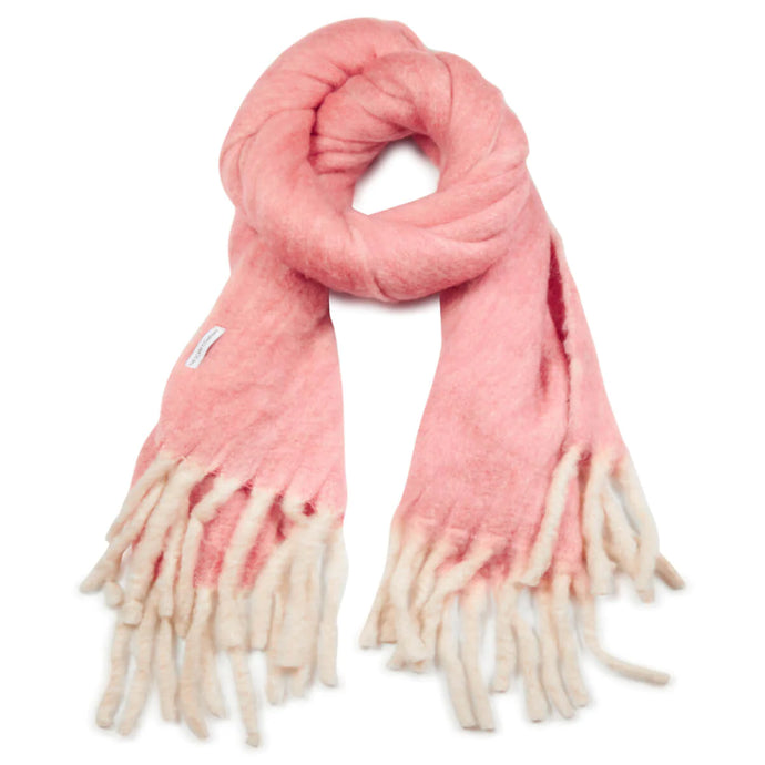 Coral Chunky Polly Scarf