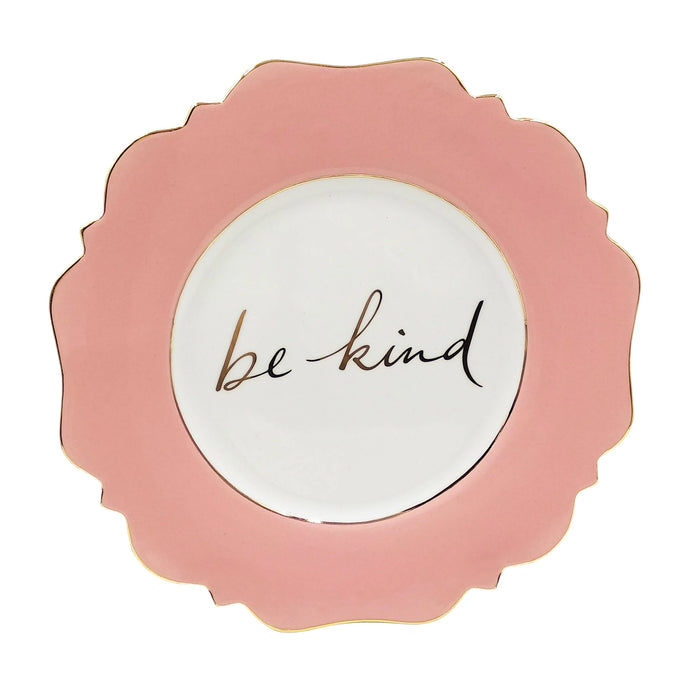 Side Plate Pale Pink 'Be Kind'