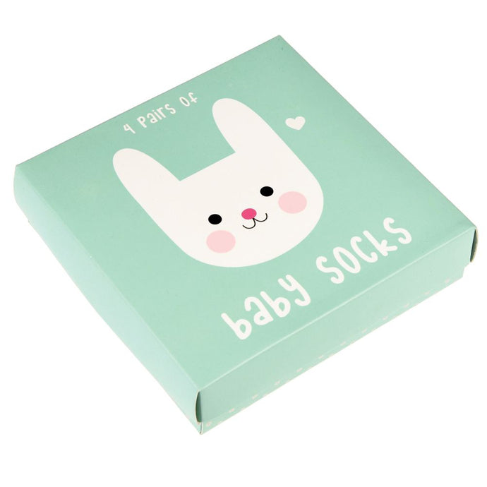 Baby Socks 4 Pairs | Bunny