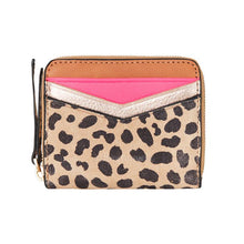 Load image into Gallery viewer, Alexis Zip Purse l Spot Suede Multi