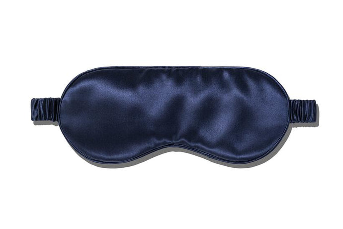 Navy Silk Sleep Mask