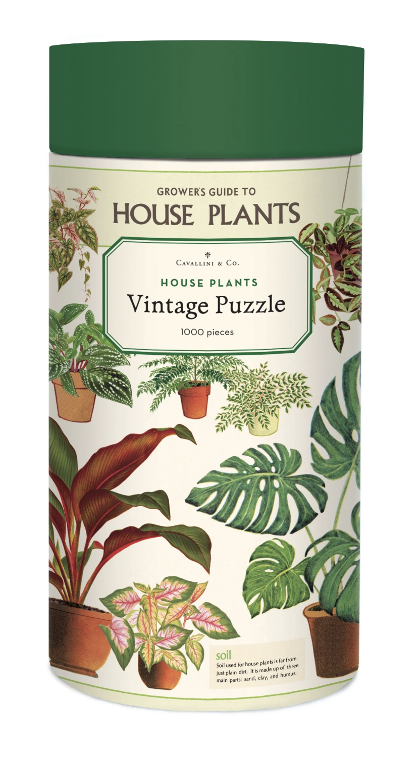 Vintage Puzzle | House Plants