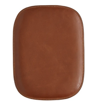 Load image into Gallery viewer, Tan Leather Valet Tray w Stitching