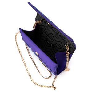 Liv Crystal Clutch | Purple