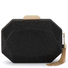 Load image into Gallery viewer, Tilly | Clutch w Tassel | Black