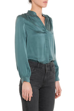 Load image into Gallery viewer, Olivia Satin Blouse | Sage