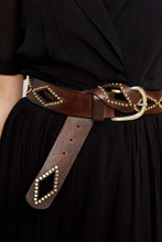 Load image into Gallery viewer, Miranda Leather Stud Belt
