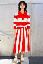 Load image into Gallery viewer, Itty Knitty Commitee Skirt | Red Stripe