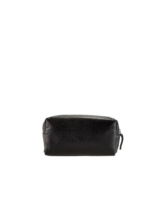 Jimmy Leather Toiletry Bag l Black