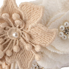 Load image into Gallery viewer, LAILA Lace Flower Headband | Natural