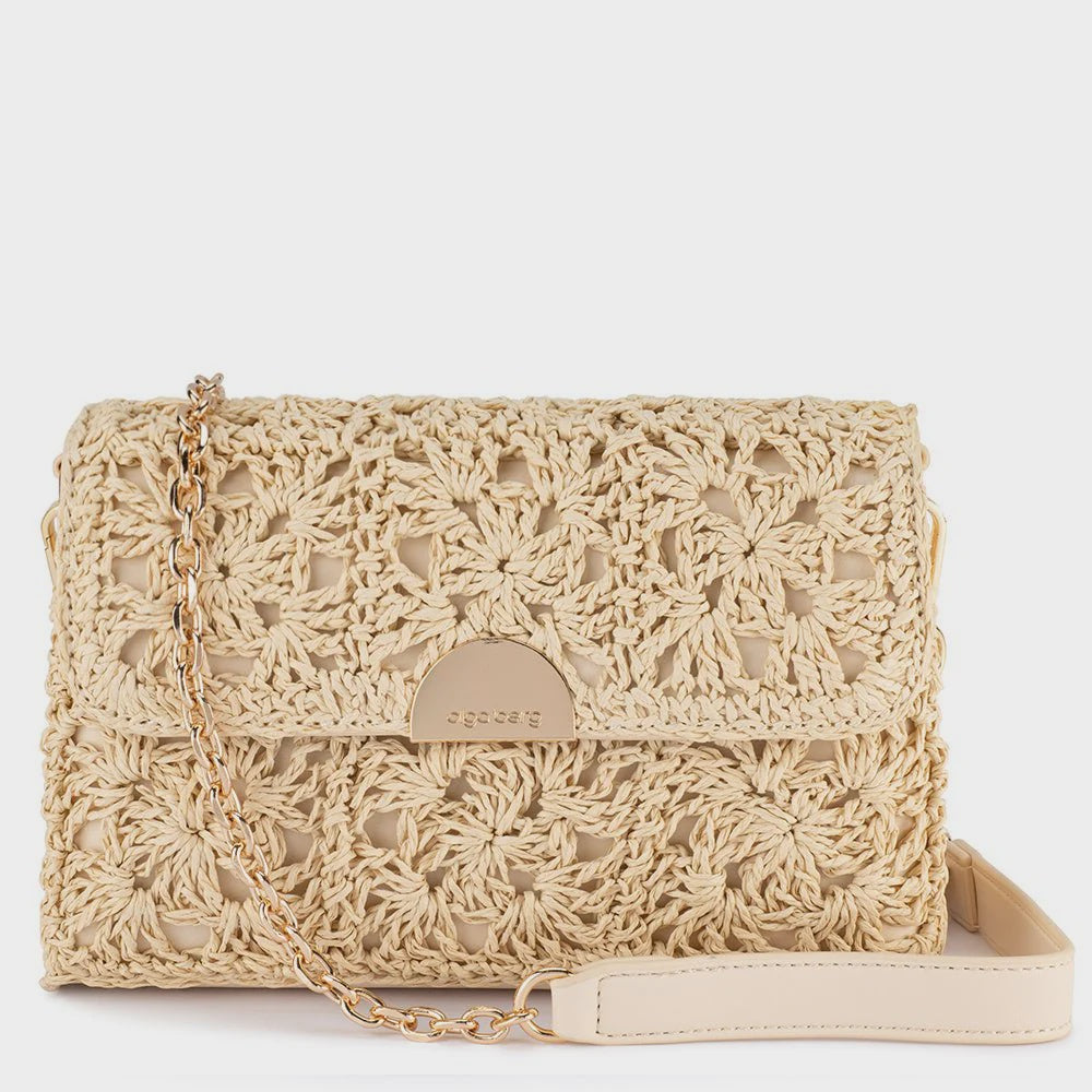 MILLIE Crocheted Shoulder Bag | Natural