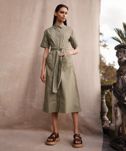 Load image into Gallery viewer, Clover Shirt Dress | Olive