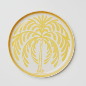 Del Sol Palm Plate | Mustard