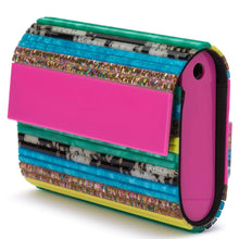 Load image into Gallery viewer, Stacer Acrylic Foldover Clutch | Rainbow